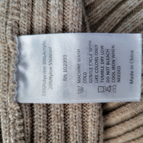 Thakoon Collective Cross Front Ribbed Turtleneck Sweater M - Picture 14 of 14